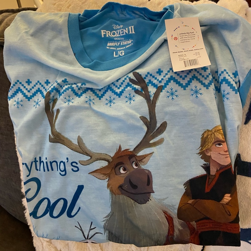 for @jennifersass356 Disney Frozen Olaf Sven Men's Pajama L